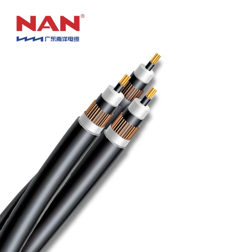 12.7 22kV Three Core Triplex HDPE Sheathed (Cu Conductor)